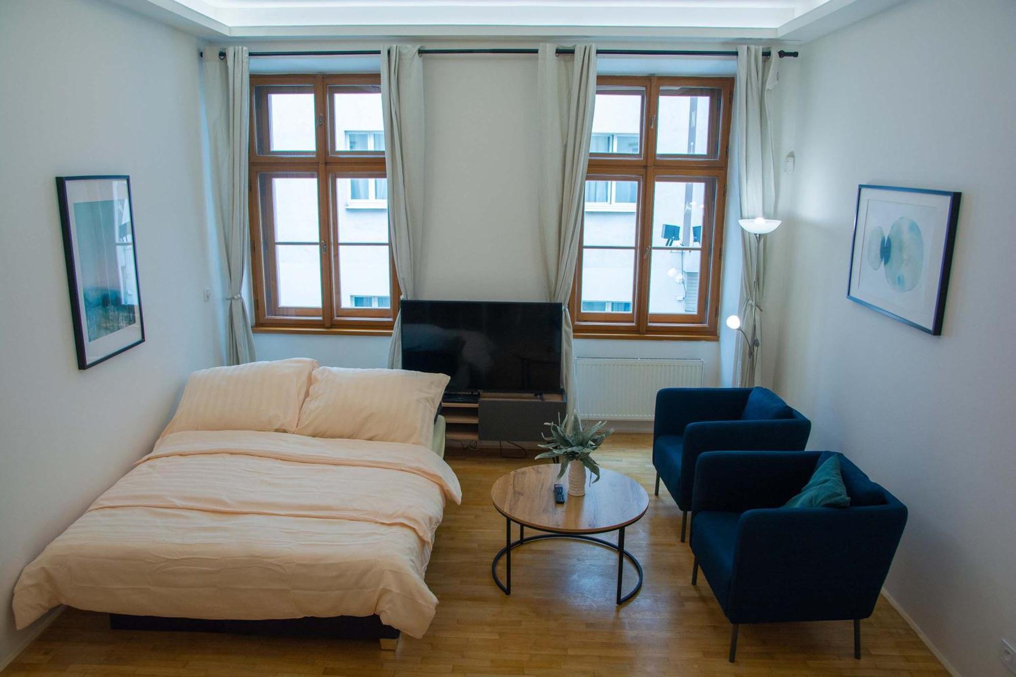 City Centre Apartment With Parking Praag Buitenkant foto